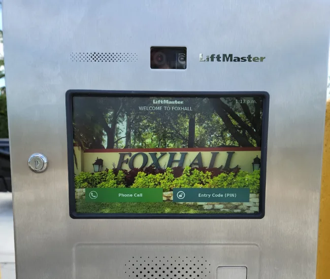 Intercom systems for gated properties